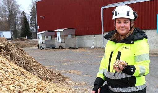 Många steg från energived till värme