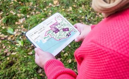 Fyra tips för att använda kartan i MinSkog.fi