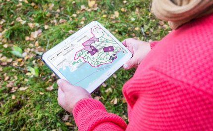 Fyra tips för att använda kartan i MinSkog.fi