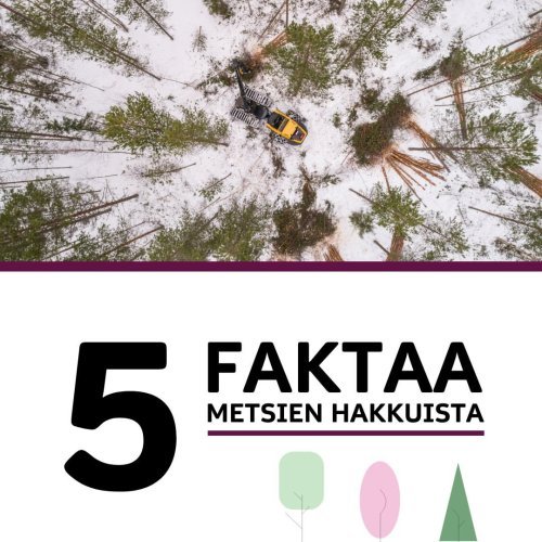 Vuonna 2022 Suomen metsissä tehtiin hakkuita yhteensä noin 700 000 hehtaarilla. Hakkuista 75 prosenttia oli kasvatushakk...