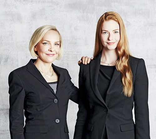 Suvi Haimi och Laura Kyllönen.